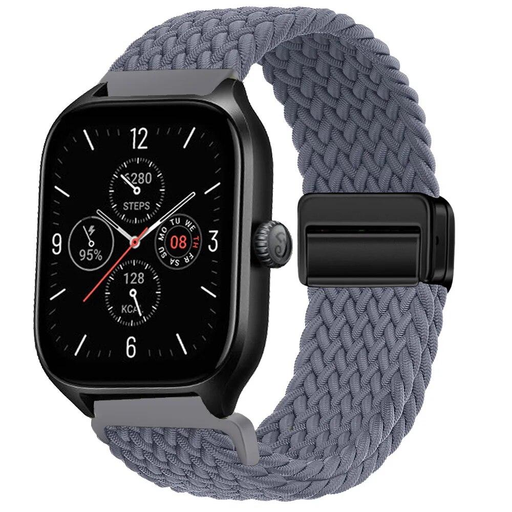Geflochtene Solo-Schlaufenbänder Für Amazfit GTS/2e/3/4/GTS2 Mini/GTR 47/GTR2/4/3/Pro Armband Amazfit bip 6 20mm/22mm Uhrenarmband