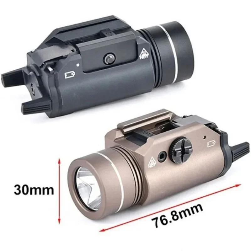 Tactical Weapon Flashlight Metal 1000 Lumens TLR1 LED Light 20mm GLOCK 17 Airsoft Rifle TLR7 Scout Torch Hunting Gun Lamp