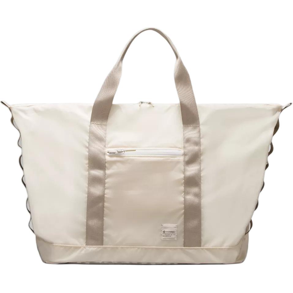 

Lululemon Packable Series Zipper Closure Adjustable Shoulder Strap Nylon Travel Bag 32L Unisex Travel Bag White Eggshell Linen LU9BO6S-052929 Albumin & Raw Linen