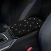 Bling Car Armrest Cover Auto Center Console Protective Cover Crystal Rhinestone Arm Rest Cushion Pad Car Accessories for Women