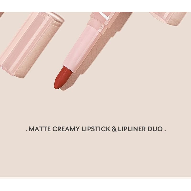 Pudaier - Dual Head Lip Liner & Lipstick - 16 Colors