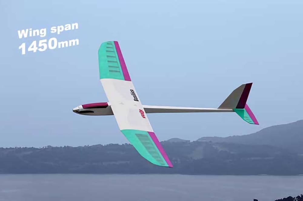 OK Mokei PILOT Basilico Basic Finished Electric Glider Radio Control 11330 (1.45m) Film-Coated