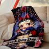 1pc Easy-Care Betty Boop Blanket, Perfect for Couch, Bed, Home, Travel & More, Warm & Durable Printed Blanket