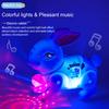2023 Rabbit Toy Music Lovely Luminescent with Traction Rope Attract Attention