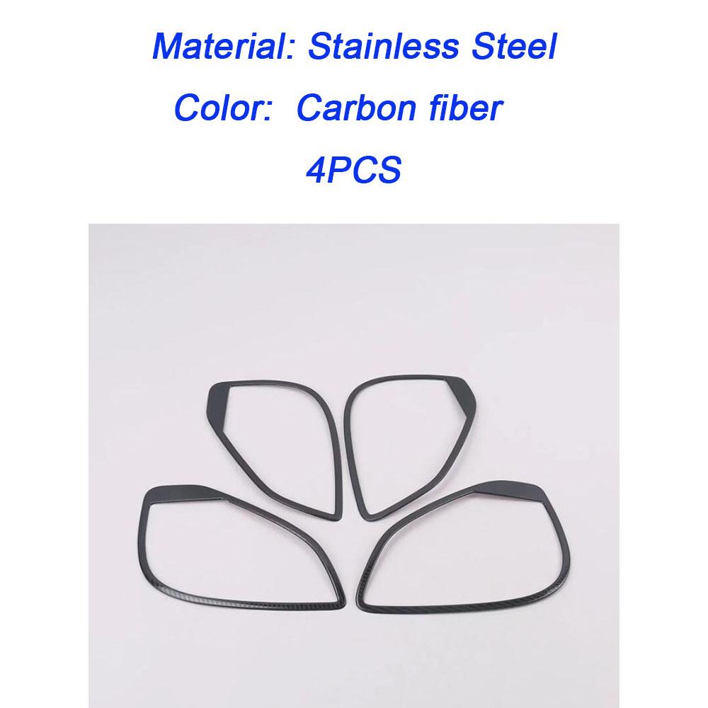 Car Door Ide Audio Speak Sound Cover For Mitsubishi Eclipse Cross 2017 2018    Ring Circle Lamp Trim 4pcs