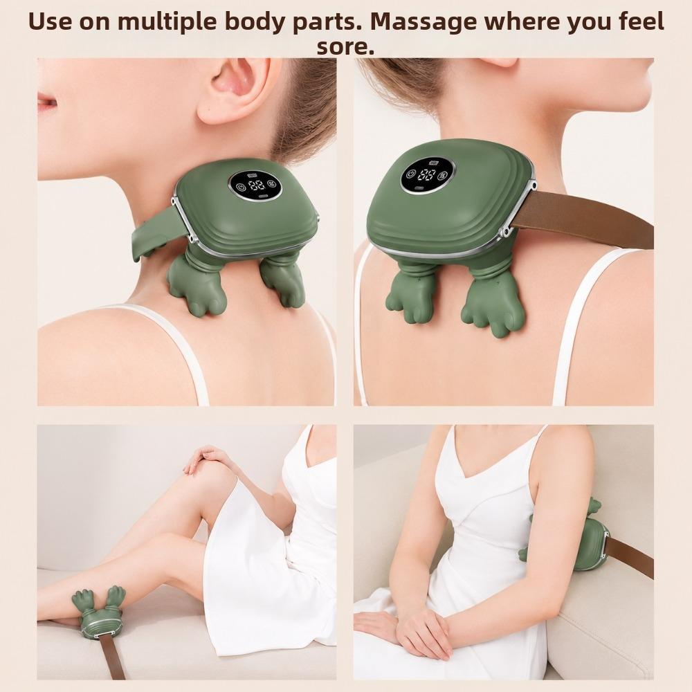 Heating Compress Heated Neck Massager Bionic Hand Shoulder Massager for Back Neck