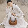 New Leather Crescent Bag Retro Niche Leather Shoulder Underarm Bag Women's Versatile Messenger Bag