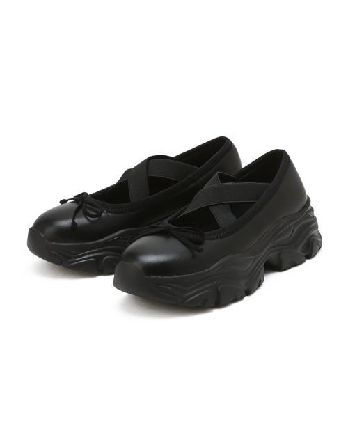[JILL BY JILLSTUART] Marie Ribbon Mary Jane Platform Sneakers JLSO5F203BK