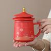 MULTIPOTENT Forbidden City Auspicious Crane Tea Mug Set