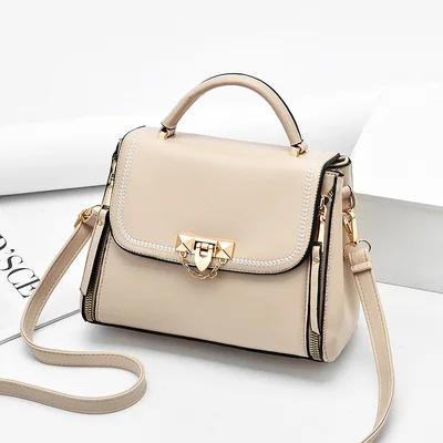 Crossbody Bag New Square PU Leather Women's Designer Handbag Pattern Shoulder Messenger Bag Sac Main Femme Purses and Handbags