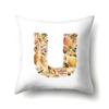 Polyester Pillowcase Automobile Decoration Home 26 English Letter Printed Pillowcase