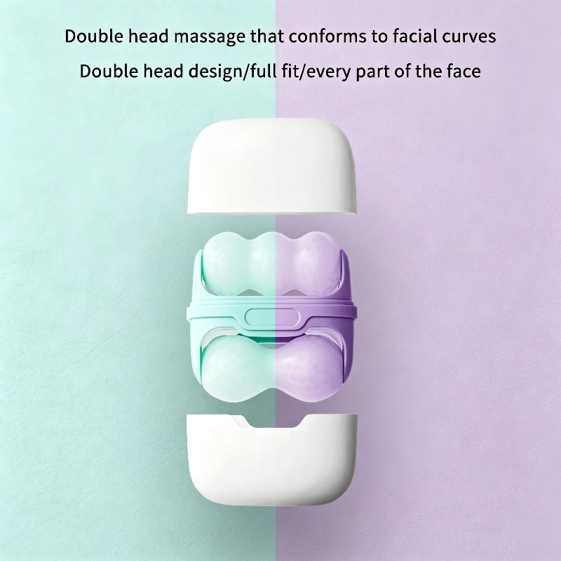 Double Head Ice Roller For Face Eye Puffiness Migraine Pain Relief And Minor Injury Facial Cold Therapy Massage Roller Skin Care