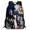 NARUTO Anime Kids Backpack Adjustable Shoulder Strap Front Pocket Lightweight Durable School Backpack For Boys Girls Age 6-11