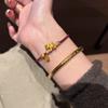 Hot Selling Pony Coin Braided Bracelet Zodiac Year Horse Bracelet Versatile Bracelet