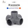 PVC Multi-Way Plastic Fittings: 20, 25, 32, 50mm for Right Angle Shelving & Water Supply