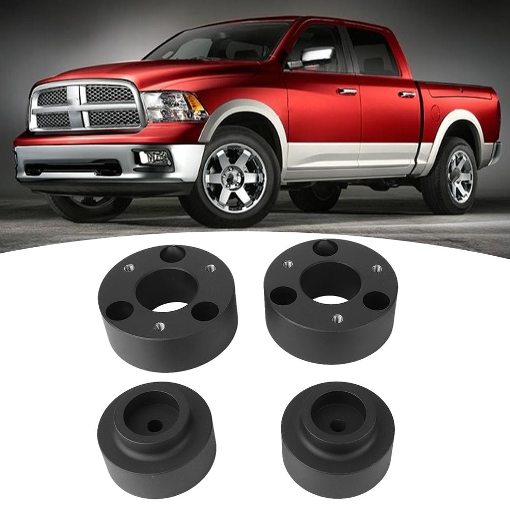 4-teiliges Aluminium-Lift-Nivellierungs-Kit passend für Dodge RAM 1500 4WD 2009–2018, 3 Zoll vorne und 1,5 Zoll hinten