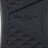Excellent Salvatore Ferragamo Low Cut Sneakers Black Leather Mens 9 Used