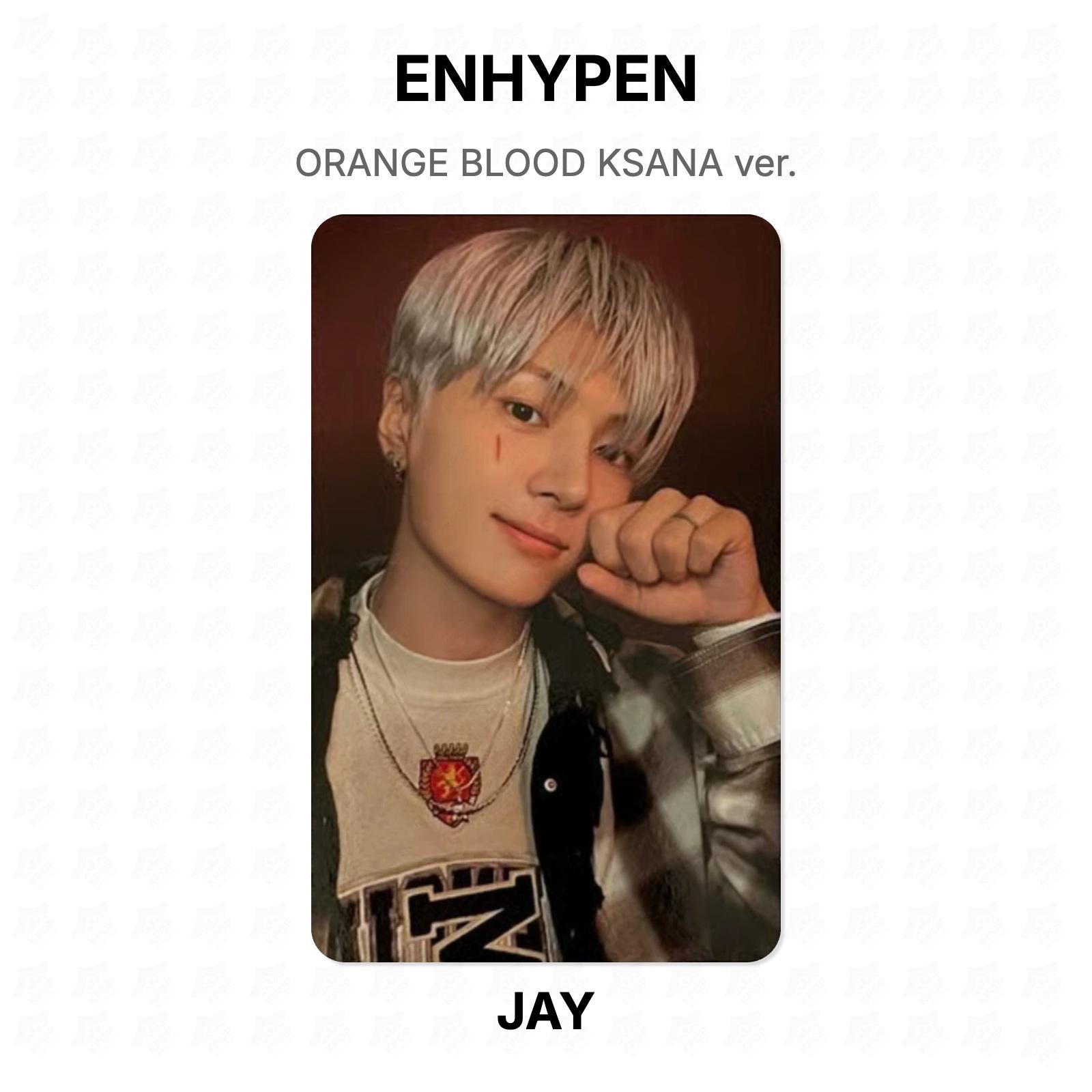 ENHYPEN ORANGE BLOOD KSANA ver. Official Photocard JAY