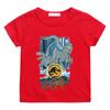 Jurassic World T-shirt Dinosaur Classic Movies 100%Cotton Casual Retro Tee-shirt Graphic Printing Children Clothes Tees Top Kids
