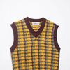 Autumn 2025 Women's European & American Style Sleeveless Knit Vest - Casual, Loose Texture Fashion.