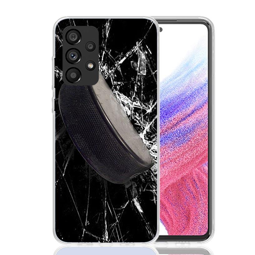 Ice Hockey Rink Sport Case Phone Cover for Samsung Galaxy A12 A22 A32 A42 A52 A72 A50S A51 A41 A31 A21S A40 A30S A20E A10 A70 A7