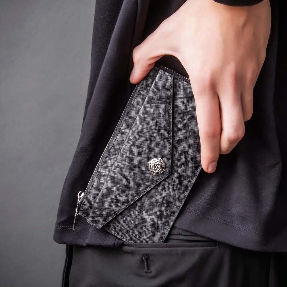 Artemis Classic Fragment Case Wallet Long Genuine Leather ACW0025, Men's Wallet,