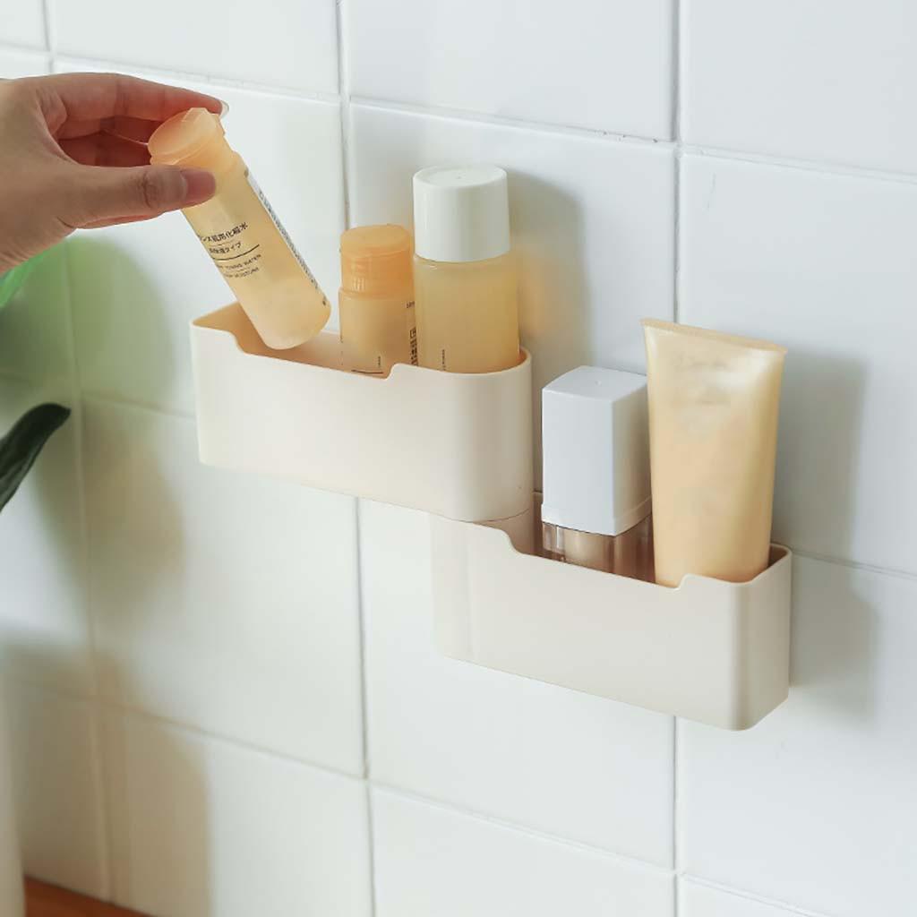 Wall Hanging Remote Controller Mobile Phone Bracket Storage Box No Hole 