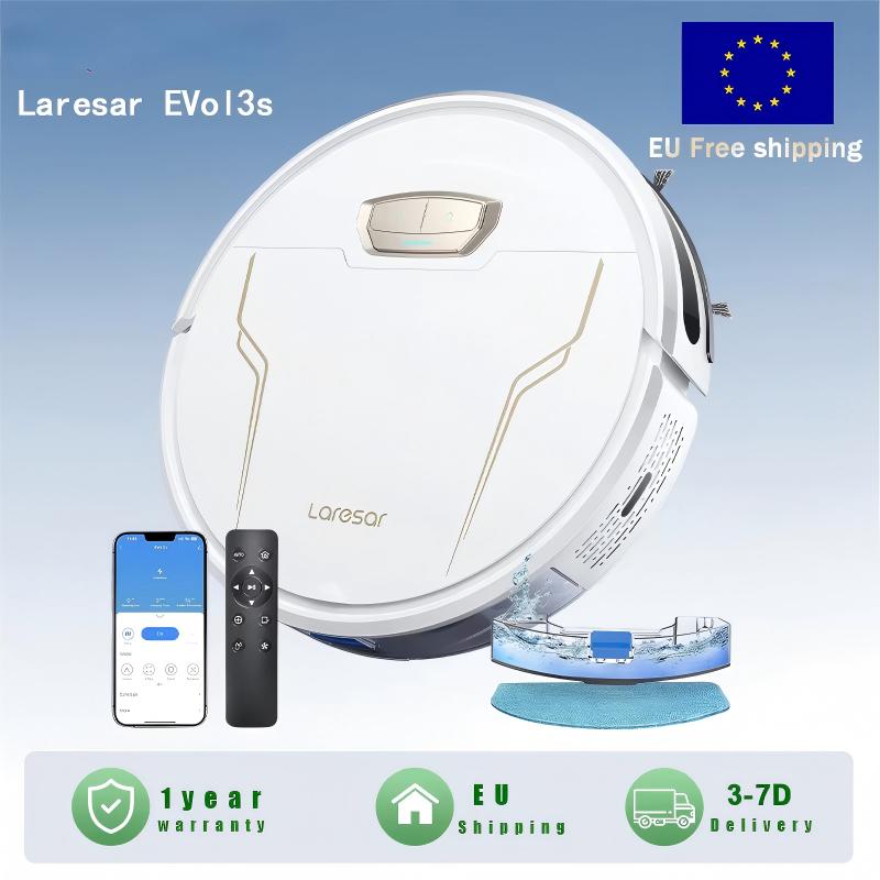 Robot Vacuum 4000Pa Suction with App Remote and Voice Control with Gyroscope Navigation Smart Sweeping Robot for Home Cleaning