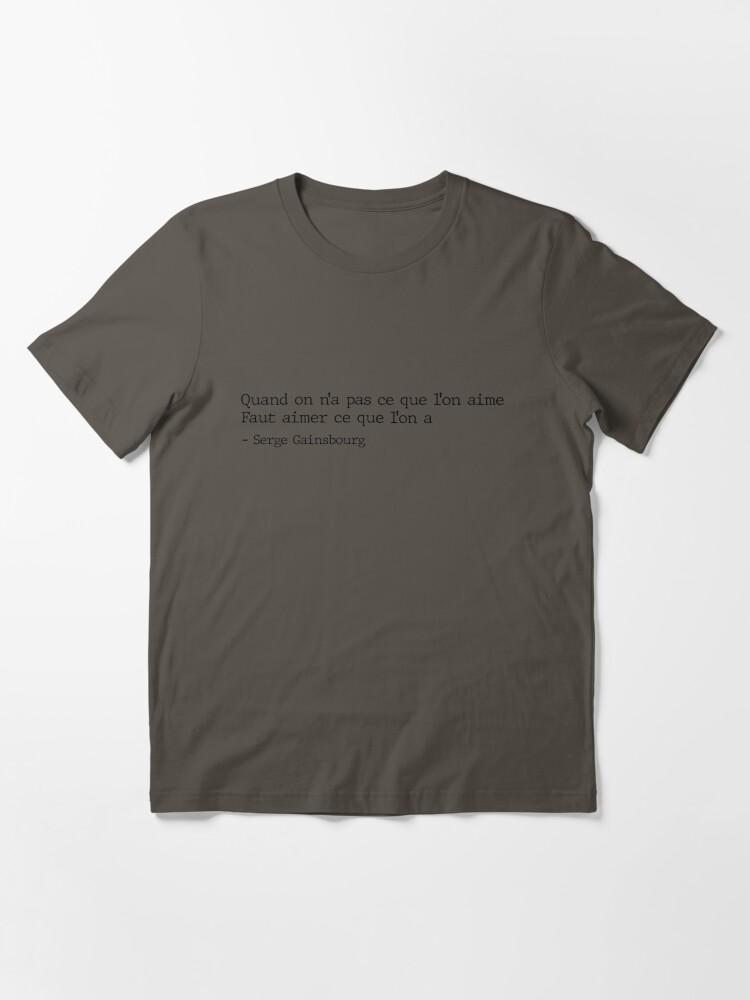 Serge Gainsbourg Serge Gainsbourg - citazione classica T-Shirt Essenziale