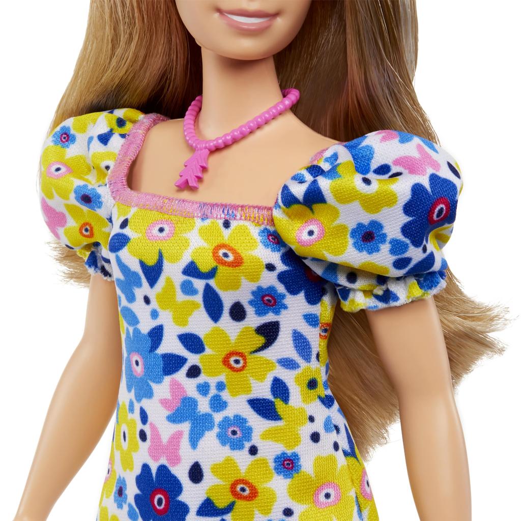 [Αποκλειστικό Amazon.co.jp] Barbie Fashionista Κίτρινο Μπλε Φλοράλ [Κούκλα Ντυσίματος] [Ηλικίες 3 Ετών και Άνω] HJT05