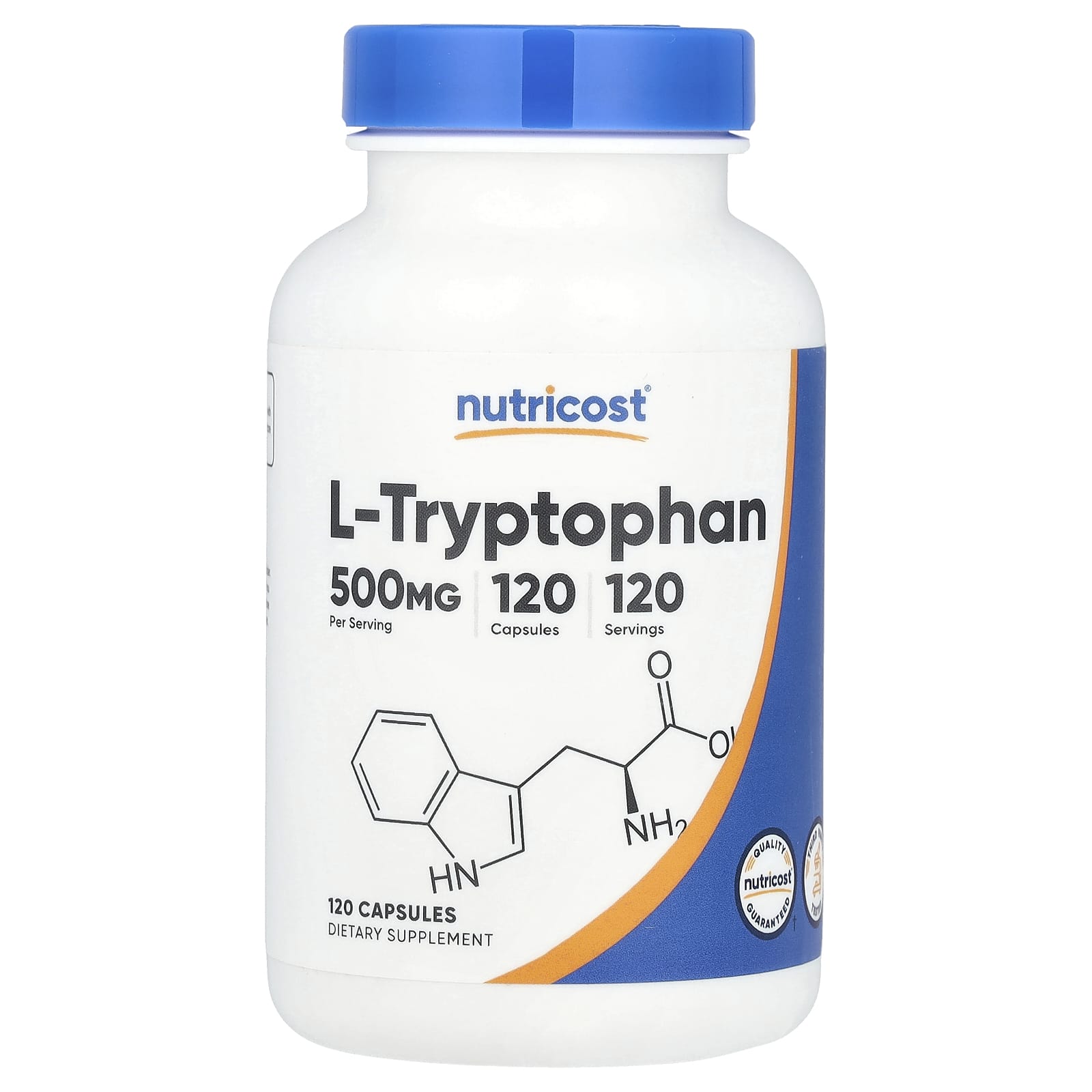 

L-Tryptophan, 500Mg, 120 Capsules