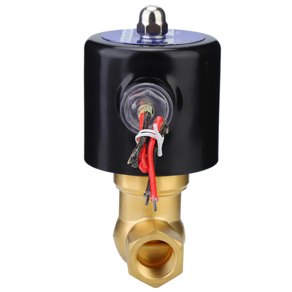Steam Solenoid Valve Industrial Brass Female Thread G1 2in for Air Gas Oil ZQDF 15AC110V