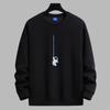 Astronaut Pattern Man's Round Neck Sweatshirt Fashion Casual Long Sleeve Large Size Hoodie