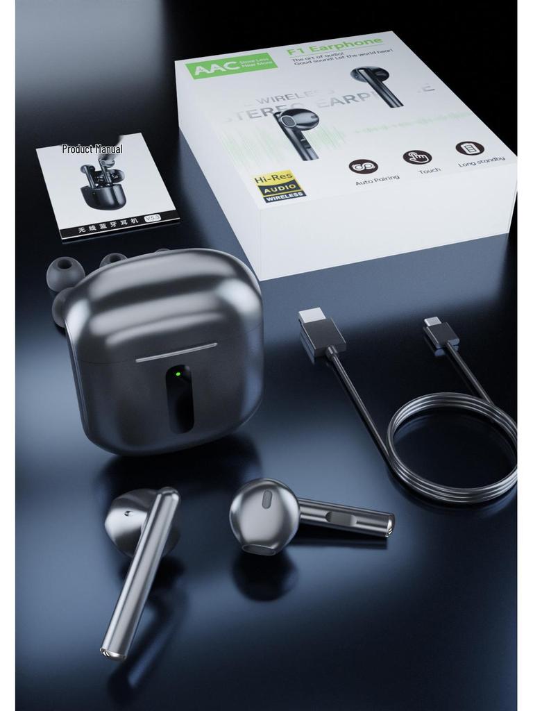 Cross-border Semi-in-Ear Bluetooth 5.3 Noise-Cancelling Gaming Earbuds