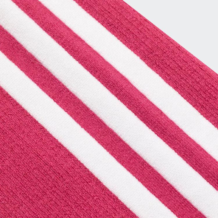 Adidas Originals Premium Knit Turtleneck Sweater With Three-Stripe Design Women Tops Magenta JI7060