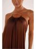 Elegant 2026 European and American Women's Open-Back Halter Beach Dress