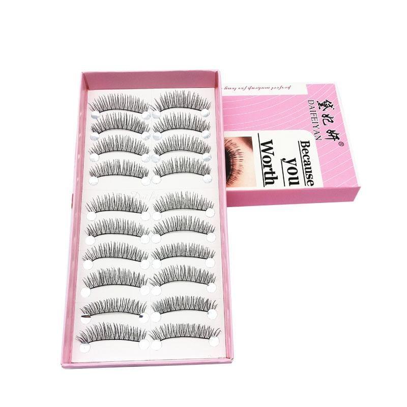 Lashie - Natürliche Mehrfachpackung künstliche Wimpern