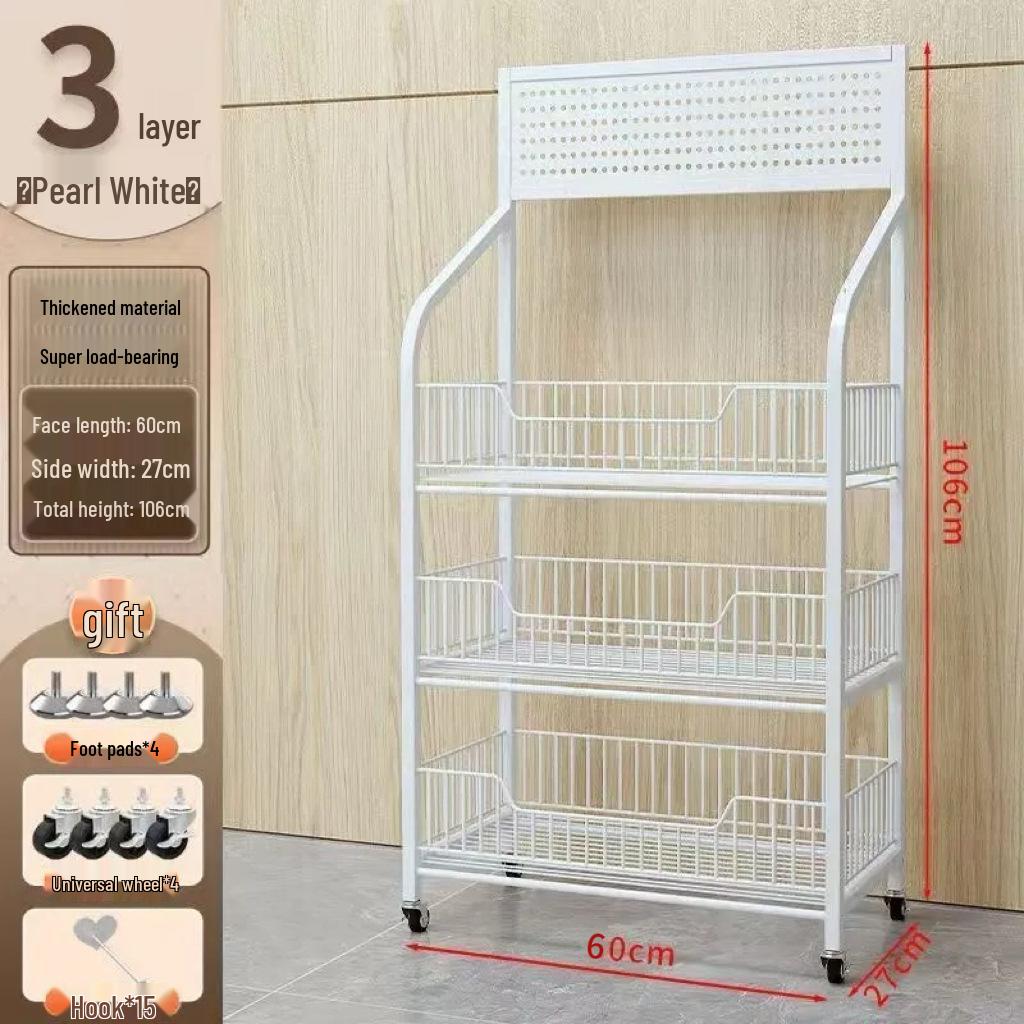 Convenience Store Snack & Toy Display Rack - Multi-Layer Storage for Checkout Counters