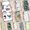 Skeleton Dinosaur Pattern Funda Case For Samsung Galaxy S25 Ultra S9 S10 S20 S21 S22 Plus S23 FE S24 Ultra Phone Cover