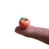 5Pcs Realistic Fruit Miniature 3D Apple Resin for Handmade DIY Bracelet Necklace Loose Bead Cute Girl Pendant Charm Accessories
