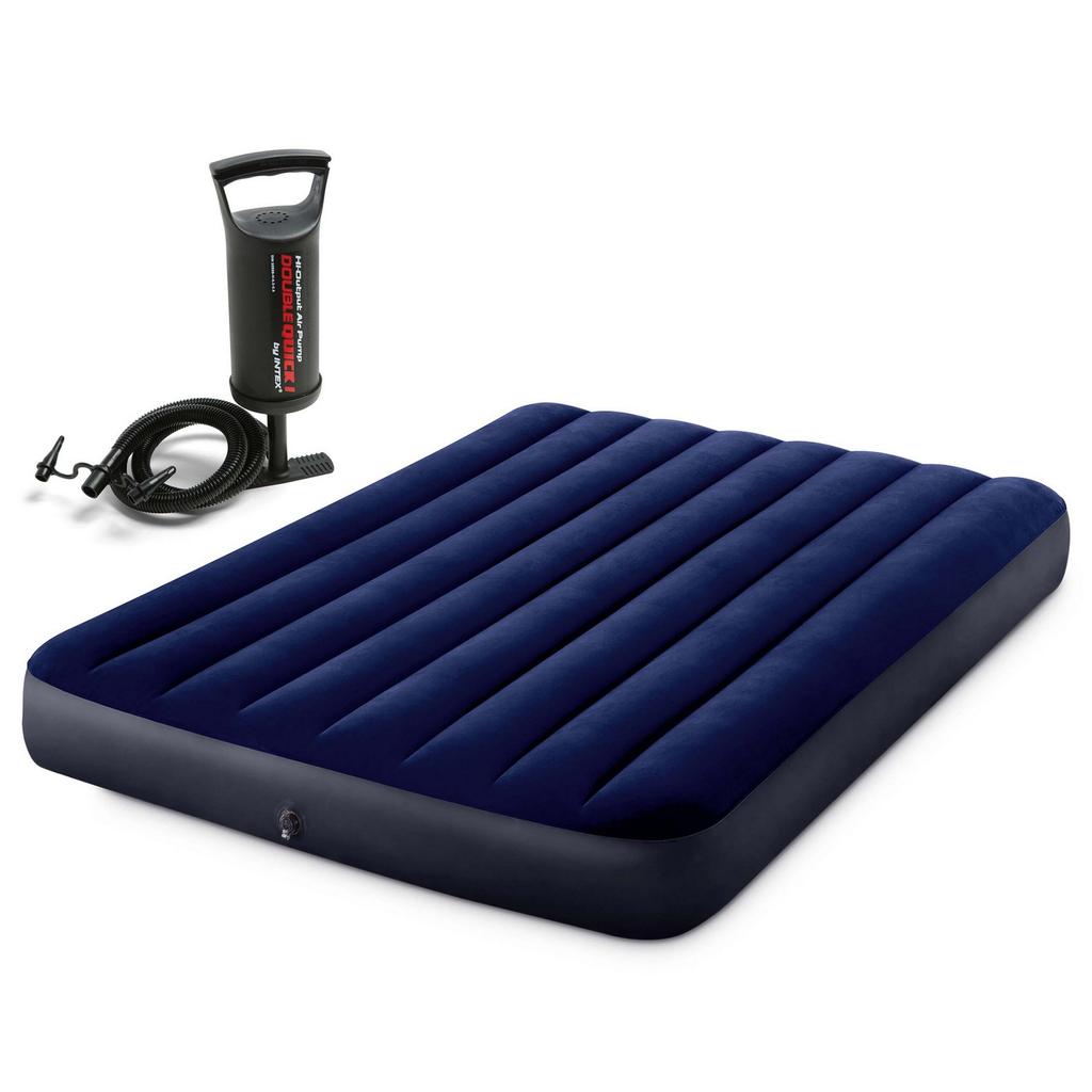 Inflatable Mattress 191X137X25 Cm With Piston Pump Intex 64758