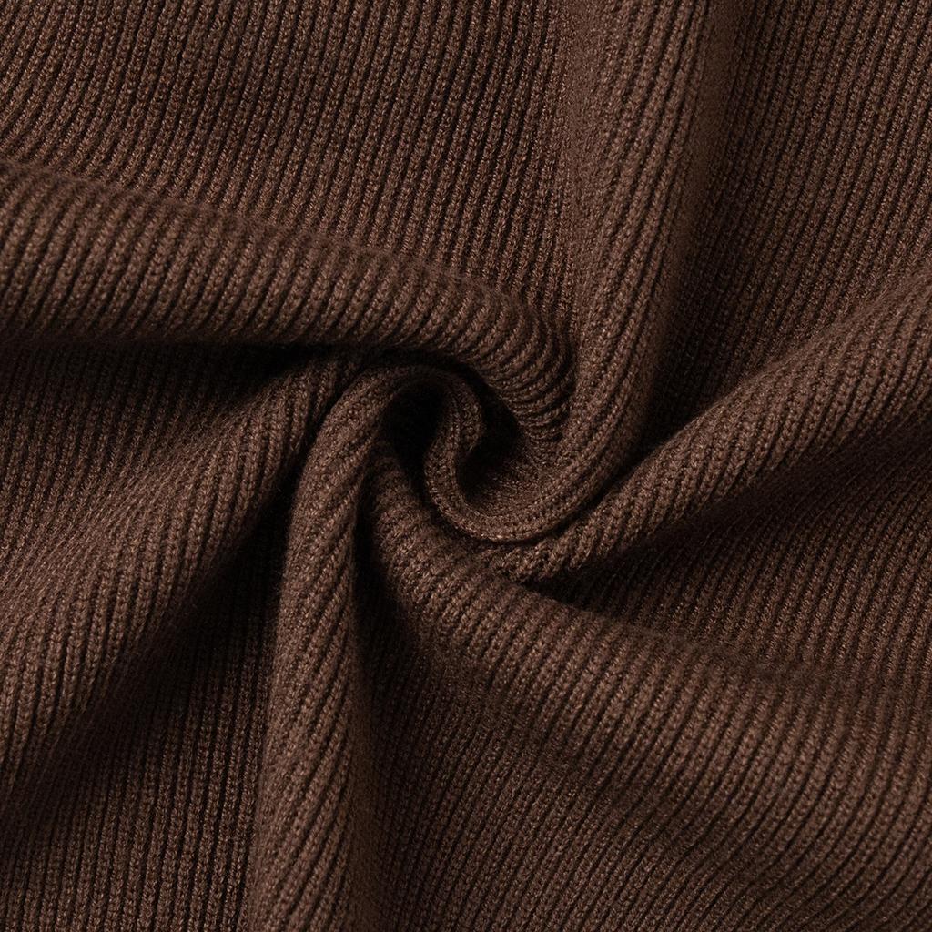 Knitted Long-sleeved Wide-leg Trousers Set, European, American Autumn and Winter New Zipper Jacket Trousers Casual Suit