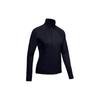 Under Armour Coldgear Reactor Insulated Stand Collar Solid Color Long Sleeve Jacket Women Jacket Black 1342803-001