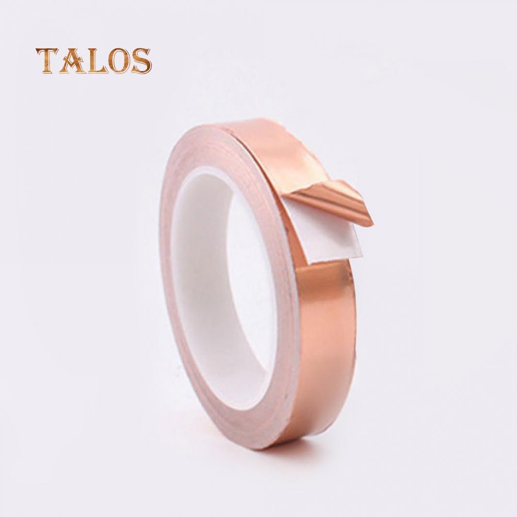 

5 мм x 20 м Односторонняя проводящая самоклеящаяся теплоизоляционная медная фольгированная лента