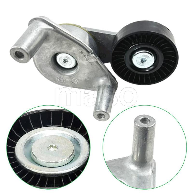 2528137120 2528137101 Belt Tensioner Assembly With Pulley For Hyundai Sonata Santa Fe Tiburon Tucson Kia Optima Sportage V6 2.7L