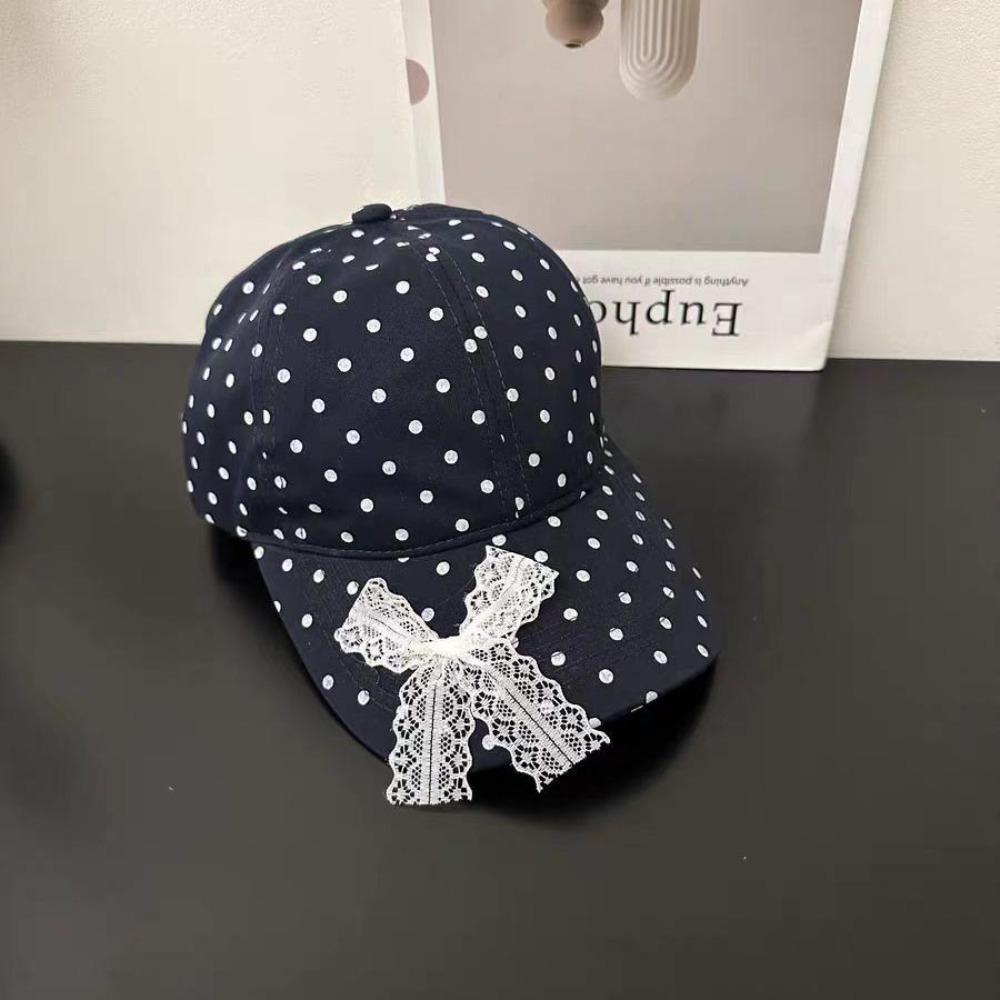 

Lace Butterfuly Baseball Cap Polka Dot Hip Hop Caps Fashion Y2k Caps B