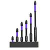 Non-slip Long Screwdriver Bit Set Hexagonal Shank Phillips Impact Drill Bits for Power Drilling Magnetic Automotive Tools