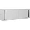 VidaXL Kitchen Cabinet with Sliding Doors 150x40x50 Cm Stainless Steel