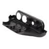 50cc to 250cc Instrument Panel Housing, Black Plastic Front Panel Cover with Round Openings for Go Kart Trim Repair Work and Service