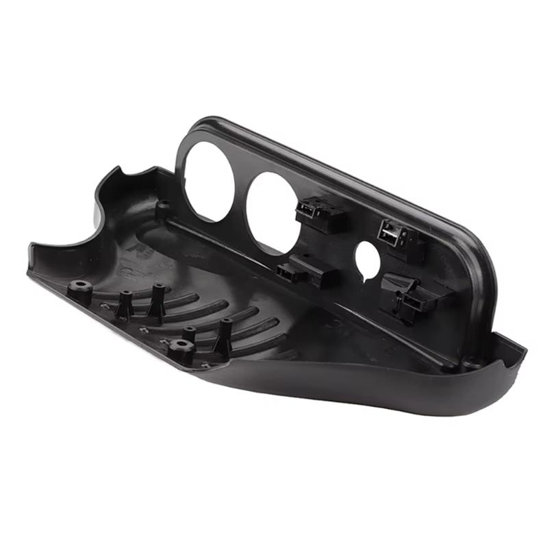 50cc to 250cc Instrument Panel Housing, Black Plastic Front Panel Cover with Round Openings for Go Kart Trim Repair Work and Service